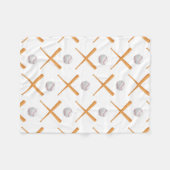Couverture Polaire Motif sportif de baseball Batup (Devant (Horizontal))