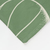 Couverture Polaire Motif sportif vert (Coin)