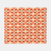 Couverture Polaire Motif Starburst moderne du milieu du siècle (Devant (Horizontal))
