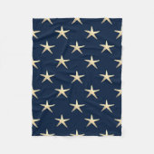 Couverture Polaire Motif Starfish sur Solid Arrière - plan (Devant)