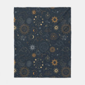 Couverture Polaire Motif Stars & Planètes (Devant)