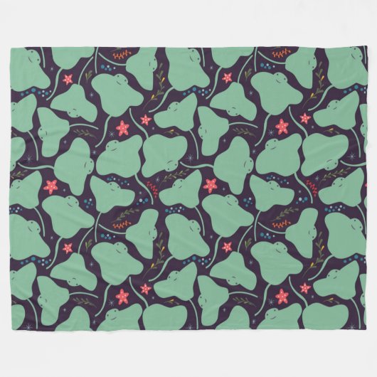 Couverture Polaire Motif Stingray (Devant (Horizontal))