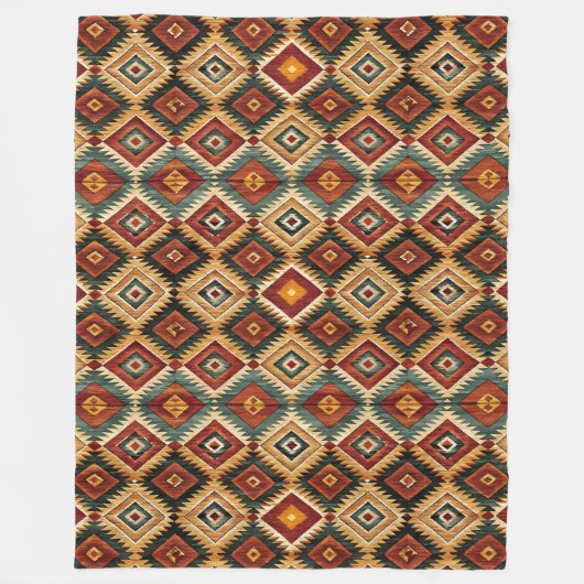Couverture Polaire Motif sud-ouest (Devant)