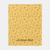Couverture Polaire Motif suisse au fromage (Devant)