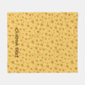 Couverture Polaire Motif suisse au fromage (Devant (Horizontal))