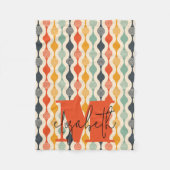 Couverture Polaire Motif Super rétro (Devant)