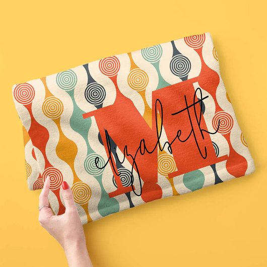 Couverture Polaire Motif Super rétro