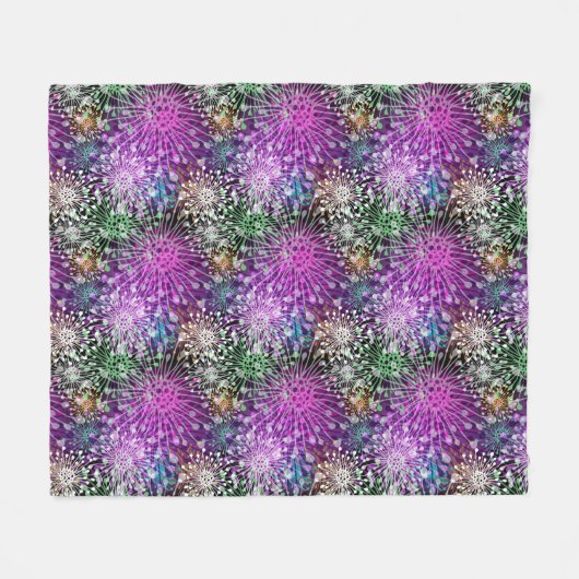 Couverture Polaire Motif tacheté vif (Devant (Horizontal))