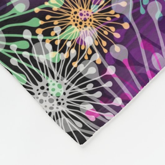 Couverture Polaire Motif tacheté vif (Coin)