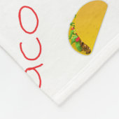 Couverture Polaire motif Taco le (Coin)
