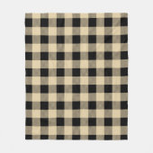 Couverture Polaire motif tan noir (Devant)