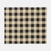 Couverture Polaire motif tan noir (Devant (Horizontal))
