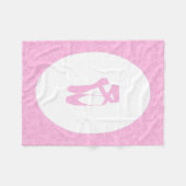 Couverture Polaire Motif Team Pointe Ballet Candy Curls (Devant (Horizontal))