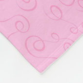 Couverture Polaire Motif Team Pointe Ballet Candy Curls (Coin)
