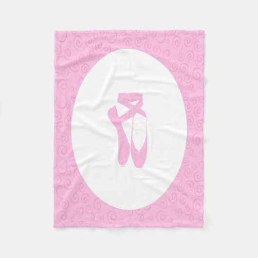 Couverture Polaire Motif Team Pointe Ballet Candy Curls (Devant)