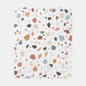 Couverture Polaire Motif Terrazzo (Devant)