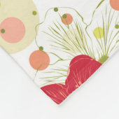 Couverture Polaire Motif tiré par la main de ketmie (Coin)