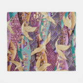 Couverture Polaire Motif tissu textile (Devant (Horizontal))