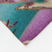 Couverture Polaire Motif tissu textile (Coin)