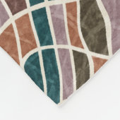 Couverture Polaire Motif topographique Abstrait (Coin)