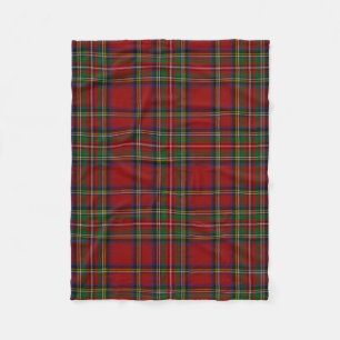 Couverture Polaire Motif traditionnel de plaid de tartan royal de