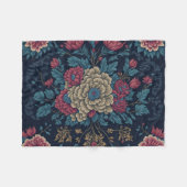 Couverture Polaire Motif traditionnel mexicain de broderie (Devant (Horizontal))