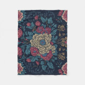 Couverture Polaire Motif traditionnel mexicain de broderie (Devant)