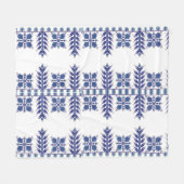 Couverture Polaire Motif traditionnel, Motif traditionnel roumain T-S (Devant (Horizontal))