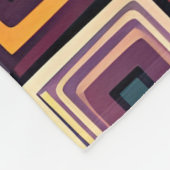 Couverture Polaire motif transparent avec carrés (Coin)