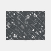 Couverture Polaire Motif transparent avec flèches sur un arrière - pl (Devant (Horizontal))