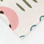 Couverture Polaire Motif transparent de la jungle (Coin)