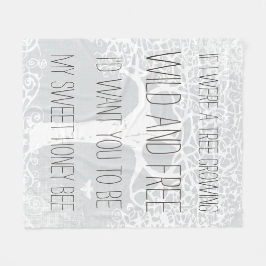 Couverture Polaire Motif triangle Abstrait sauvage et gris libre (Devant (Horizontal))