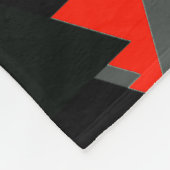 Couverture Polaire Motif triangle géométrique (Coin)