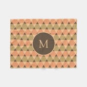 Couverture Polaire Motif triangles (Devant (Horizontal))