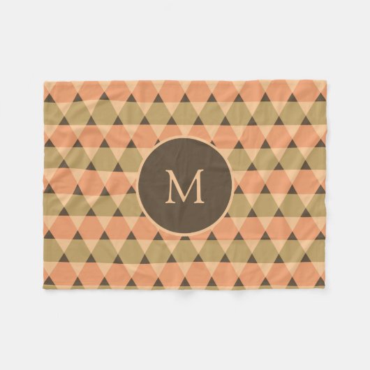 Couverture Polaire Motif triangles (Devant (Horizontal))