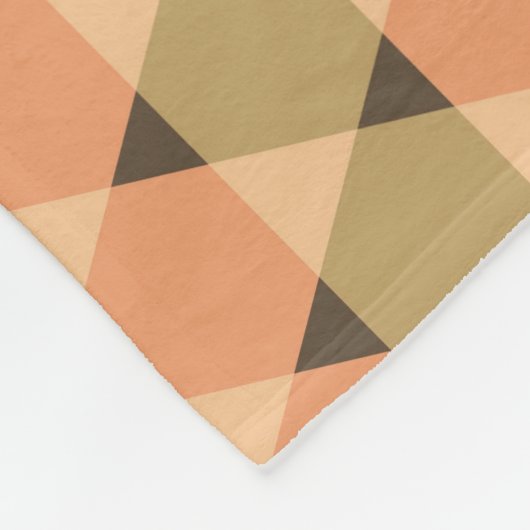 Couverture Polaire Motif triangles (Coin)