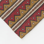 Couverture Polaire Motif tribal (Coin)