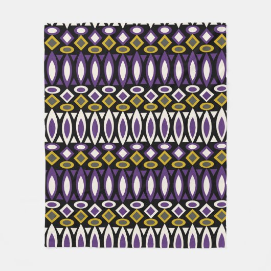 Couverture Polaire Motif tribal (Devant)
