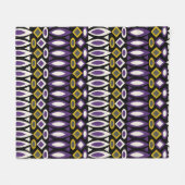 Couverture Polaire Motif tribal (Devant (Horizontal))