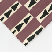Couverture Polaire Motif tribal africain Chevron (Coin)