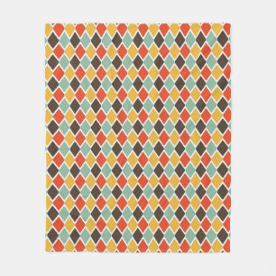 Couverture Polaire Motif tribal de mode d'ikat moderne
