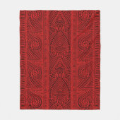 Couverture Polaire Motif tribal maori - l'art de Whakairo du (Devant)