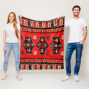Couverture Polaire Motif tribal oriental