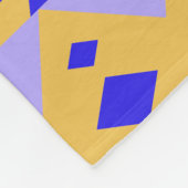 Couverture Polaire Motif tribal pourpre aztèque (Coin)