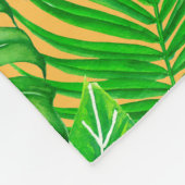 Couverture Polaire Motif tropical (Coin)