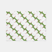 Couverture Polaire Motif tulipe rose (Devant (Horizontal))