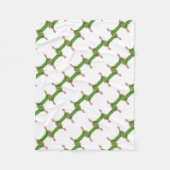 Couverture Polaire Motif tulipe rose (Devant)