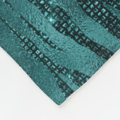 Couverture Polaire Motif turquoise Ombre Glam Parties scintillant Tig (Coin)