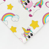 Couverture Polaire Motif Unicorn (Coin)