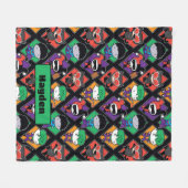 Couverture Polaire Motif vainqueur de la Ligue de Justice de Chibi (Devant (Horizontal))